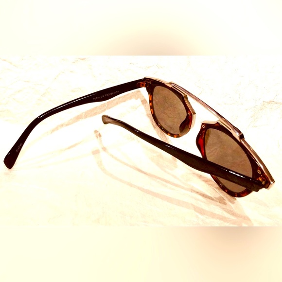 EXPRESS full rim aviator mirrored sunglasses size OS NWOT - Picture 2 of 10